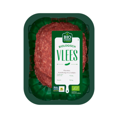 Huismerk Biologisch Rundvlees Runderhamburgers 2 Stuks
